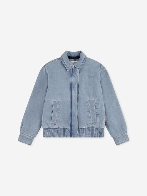 Levi's Kids Wear Girls Retro Denim Trucker Jacket in Blue 10 Yrs