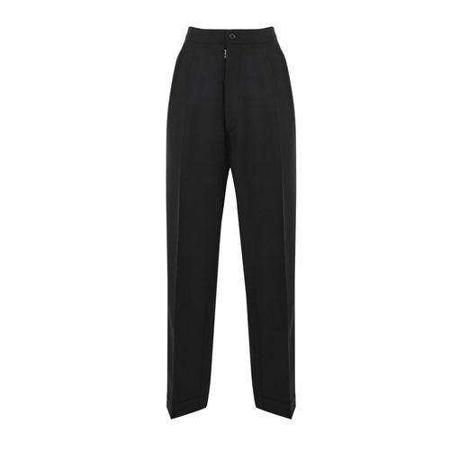 Elegantly Tailored Wool Trousers