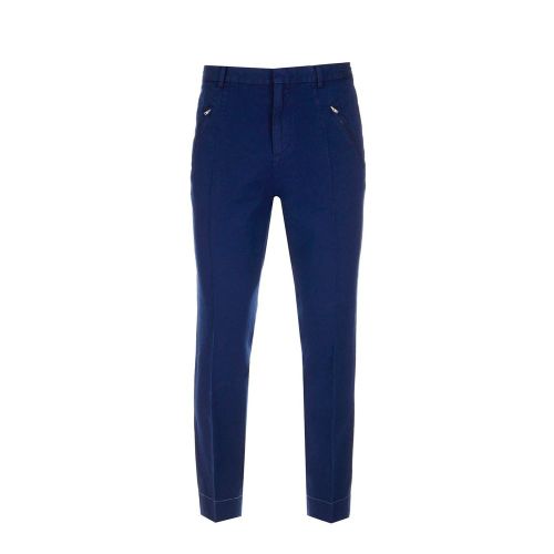 Cotton Trousers — Navy
