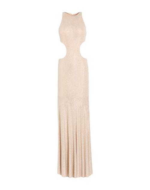 Woman Maxi dress Blush Size 6 Viscose, Elastane, Glass