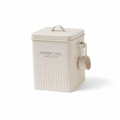 Contenitore Porta Detersivo 5L Soft cm 18x15,5x23 Tinta Unita Crea