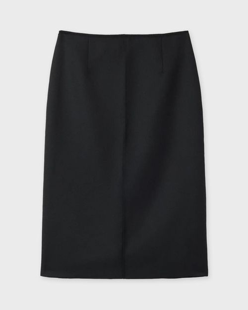 Dagmar Skirt Pencil Midi Black