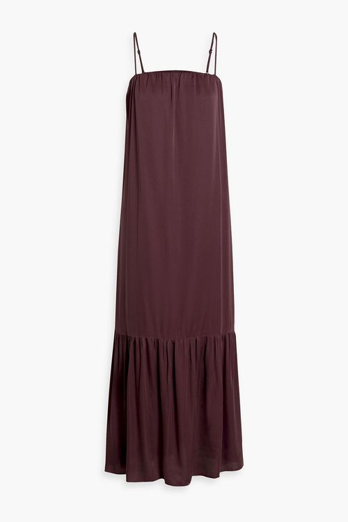 SIMKHAI - Matteau cutout satin maxi dress - Burgundy - S