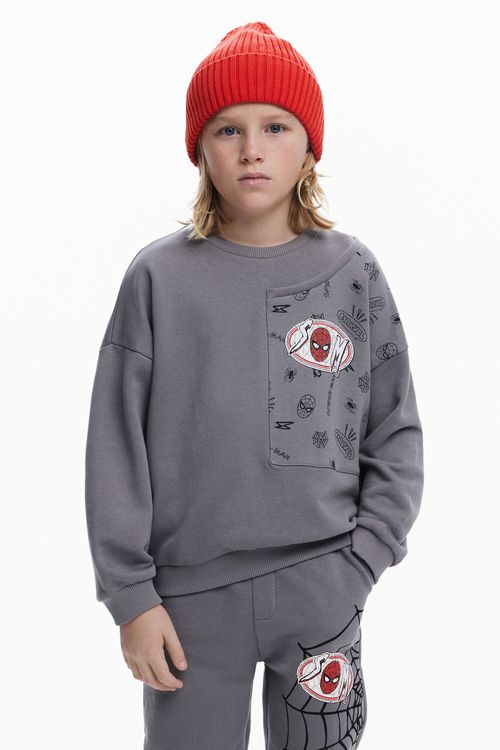 Spiderman patch sweatshirt