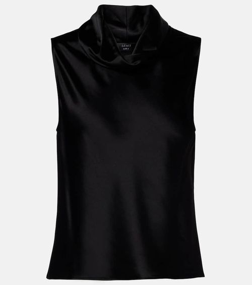 Barb satin top