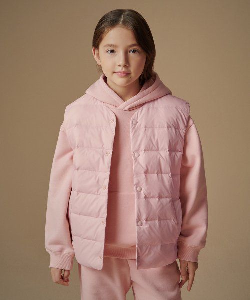 Round Neck Light Down Vest 