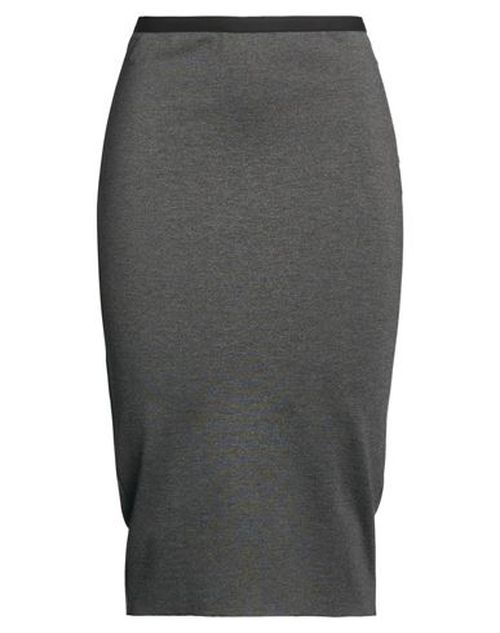 Woman Midi skirt Grey Size 8 Viscose, Polyamide, Elastane