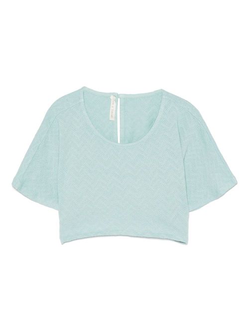 Zhoe & Tobiah pointelle top - Green