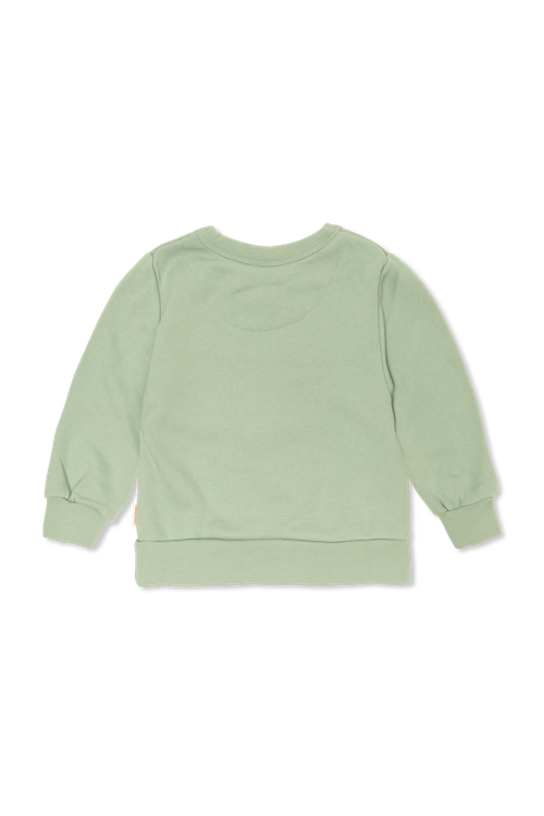 Sweatshirt With Print, Unisex, Green