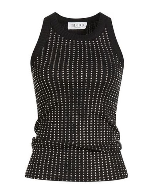 Woman Tank top Black Size 4 Cotton