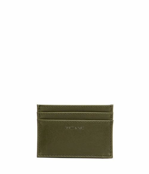 Women's Max Vintage Vegan Card Holder In Olive