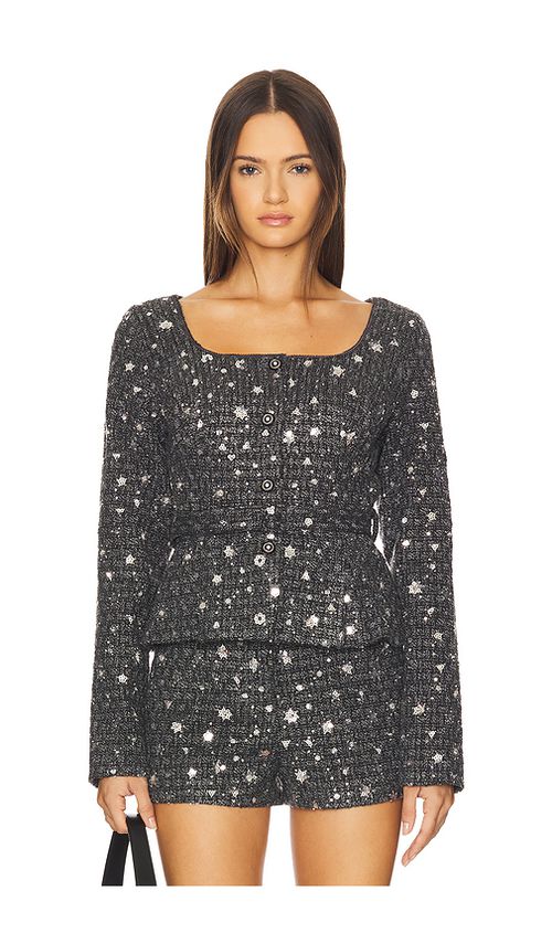 ASTR the Label Carolyn Top in Charcoal. XL also in L, M