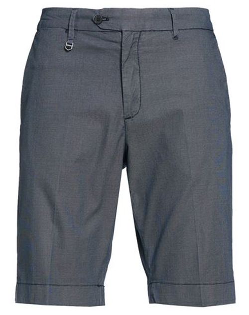 Man Shorts & Bermuda Shorts Navy Size 34 Cotton, Polyester, Elastane