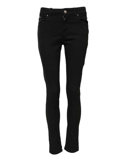 Skinny Denim Jeans — Black