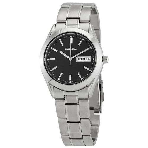 Essentials Quartz Black Dial Mens Watch SUR361