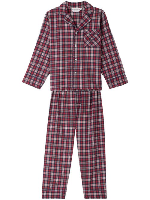 Dormeur check-pattern pyjamas - Red
