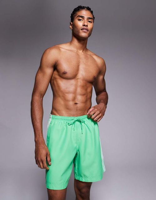 Adicolor swim shorts in green