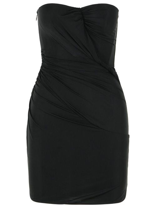 Black Stretch Nylon Dress