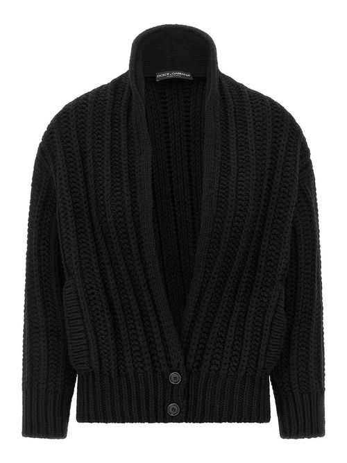 Coarse Wool Cardigan