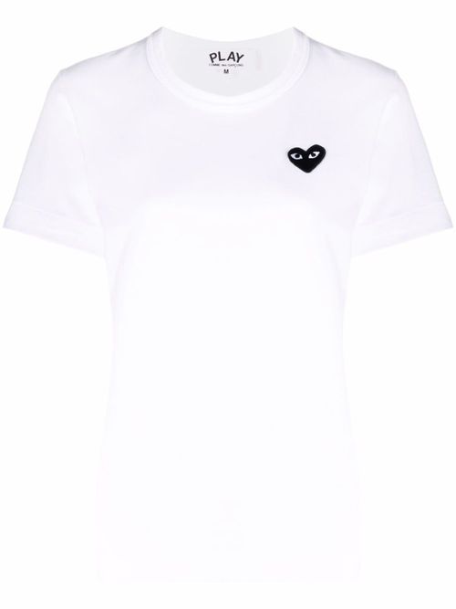 White Logo Crew Neck T-Shirt