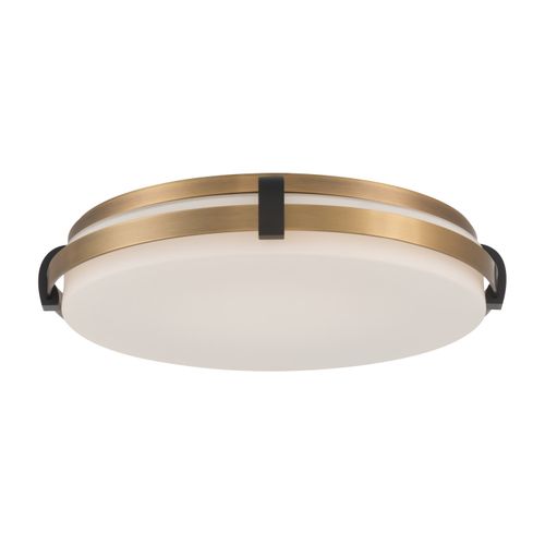 Legacy Brass LED Flush Mount from the Arclume Collection