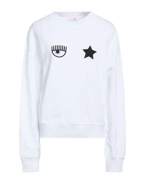 Woman Sweatshirt White Size S Cotton