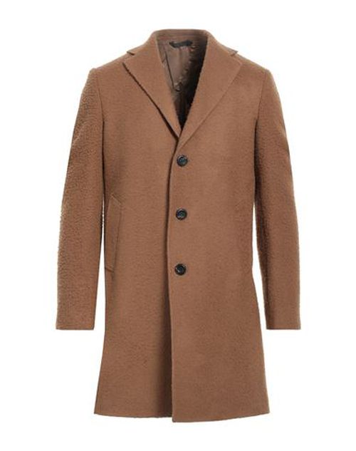 Patrizio Piscaglia Man Coat Camel Size 38 Wool, Polyamide