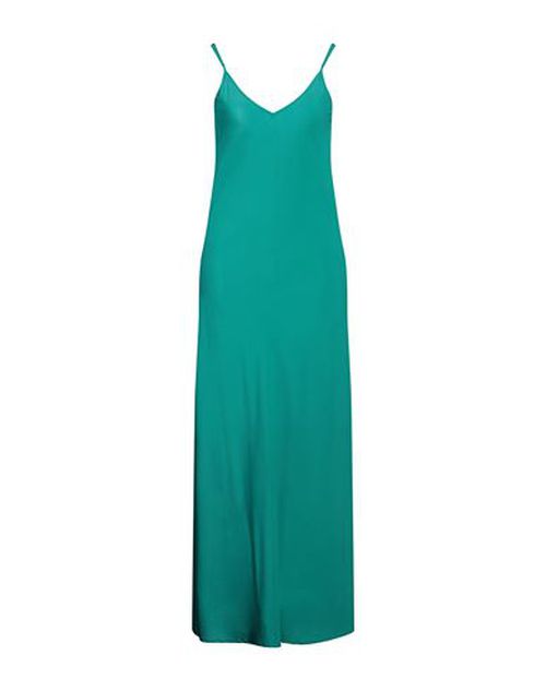 Woman Maxi dress Deep teal Size XS Viscose, Silk, Elastane