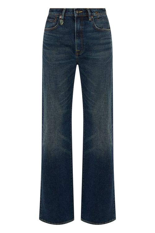 Loose High-Waisted Denim Jeans