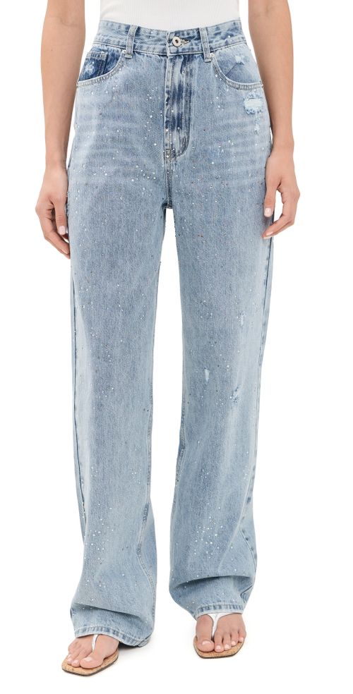 Diamante Jeans Light Denim