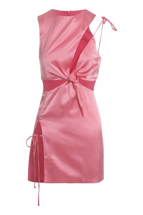 Knotted-detail Mini Dress