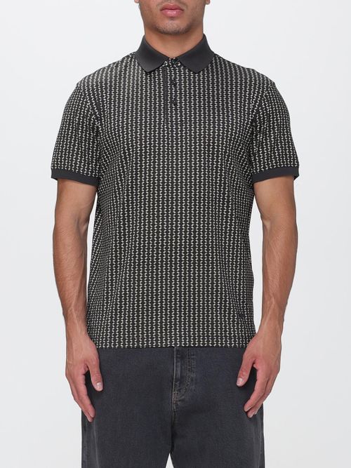 Polo Shirt Men color Black