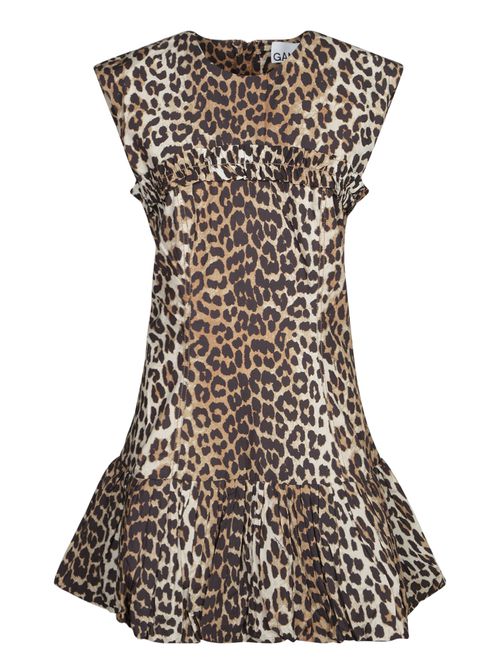 Leopard Corset Mini Dress