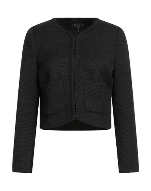 Woman Jacket Black Size 2 Polyester, Wool