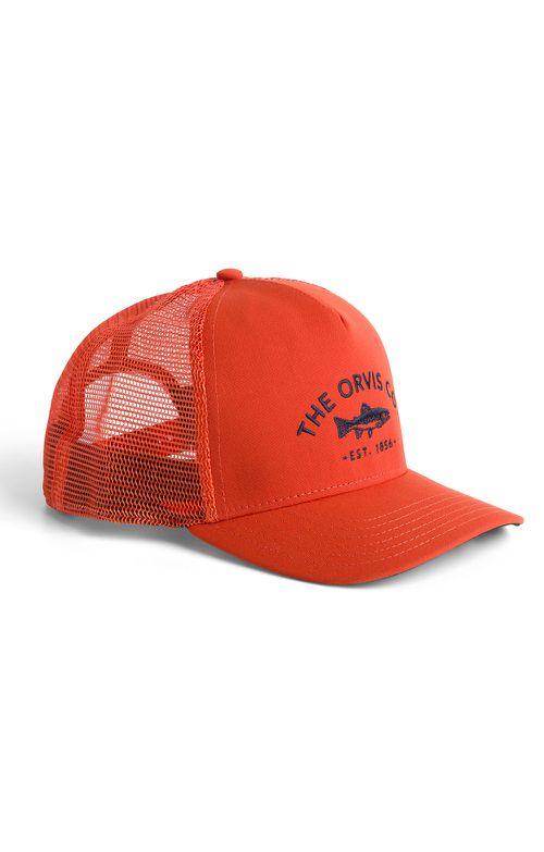 Men's Co Trucker Cap, Red Clay