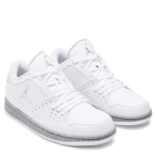 Men's 1 Flight Low Sneakers (White/Grey)
