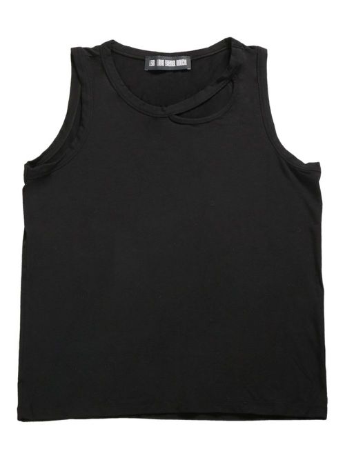 LGN LOUIS GABRIEL NOUCHI cut-out tank top - 001 BLACK