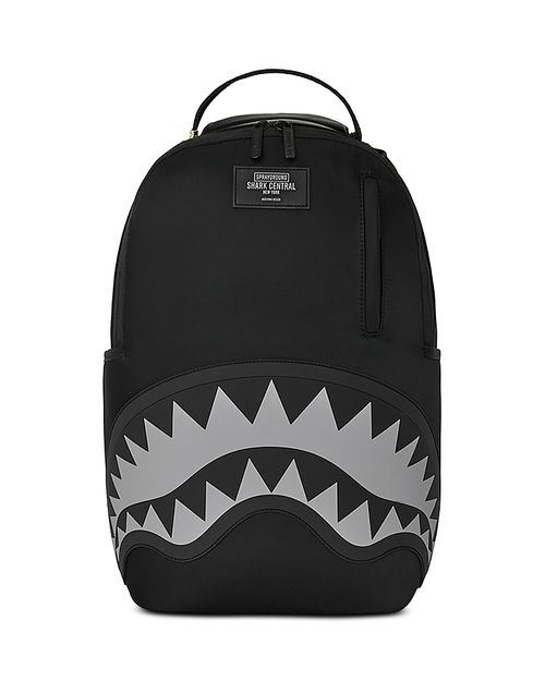 Unisex Shark Central Embossed Backpack