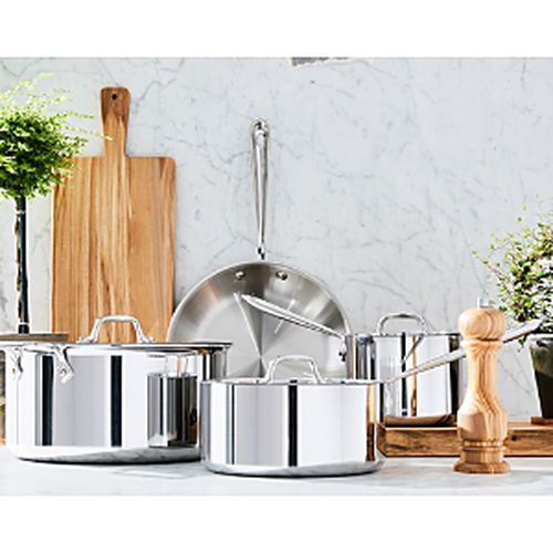 All Clad Stainless Steel 7-Piece Cookware Set - 100% Exclusive