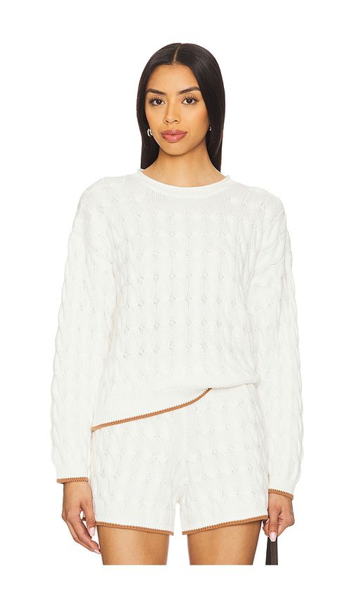 Stitches & Stripes CARDIGAN ELMONT in White. Größe XS. Also in