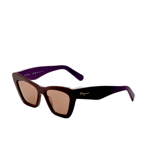 Ferragamo Women's 55 mm Brown Sunglasses