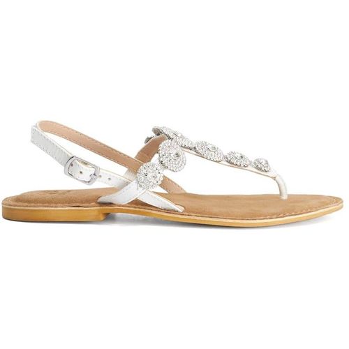 Dune London 'liana' Leather Sandals In White