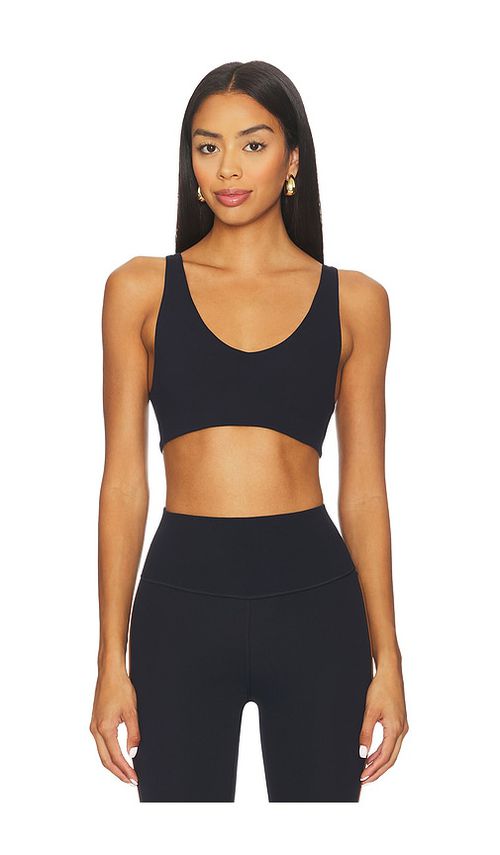 Splits59 Air Weight Scoop Back Sports Bra in Navy. - XS also in L, M