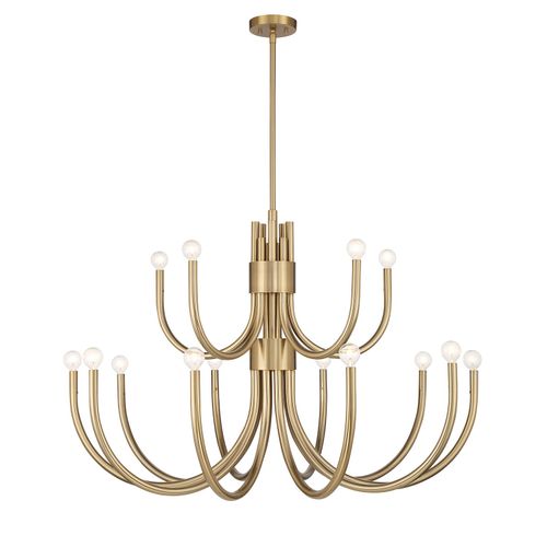Sorrento 15-Light Chandelier in Noble Bra