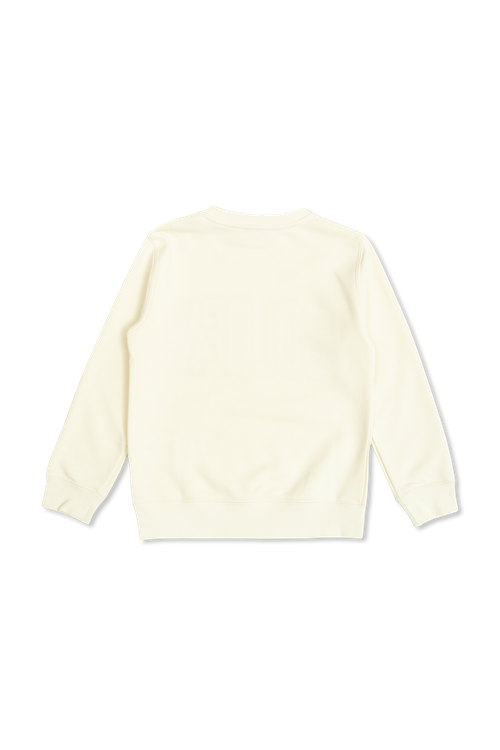 Sweatshirt With Logo, Unisex, Cream