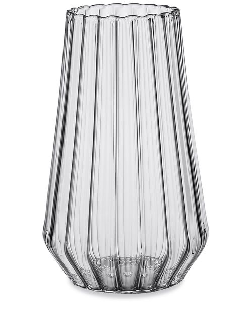 Stella large glass vase - Neutrals