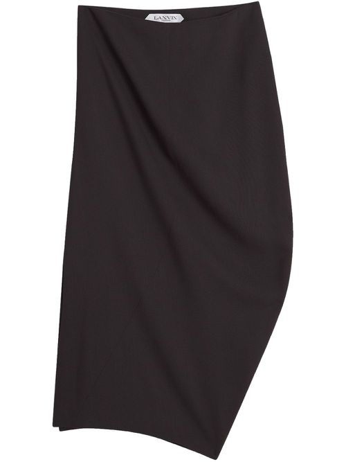 Lanvin asymmetric skirt - Black