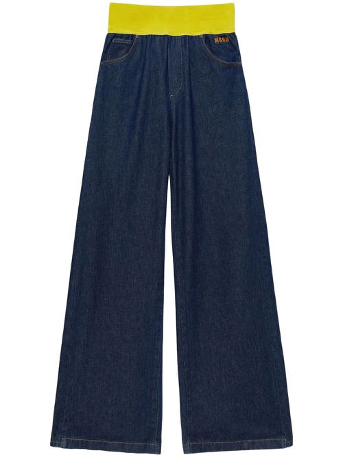 MSGM wide-leg jeans - Blue