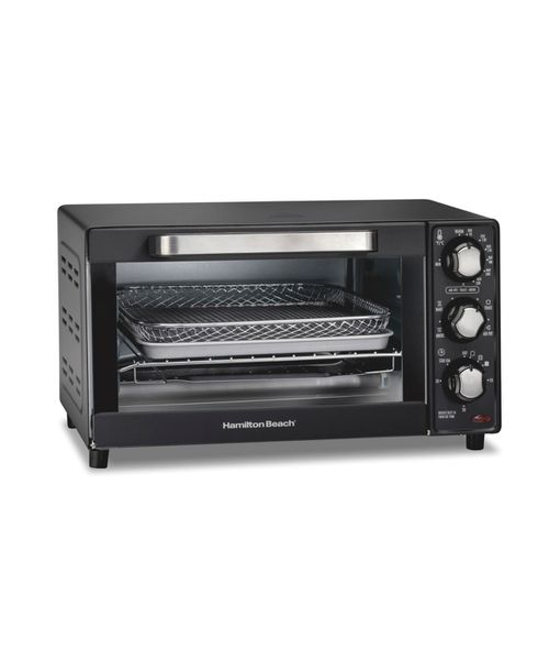 4 Slice Sure Crisp Air Fryer Toaster Oven - Black