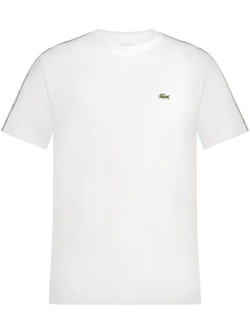 Logo-tape jersey T-shirt - White